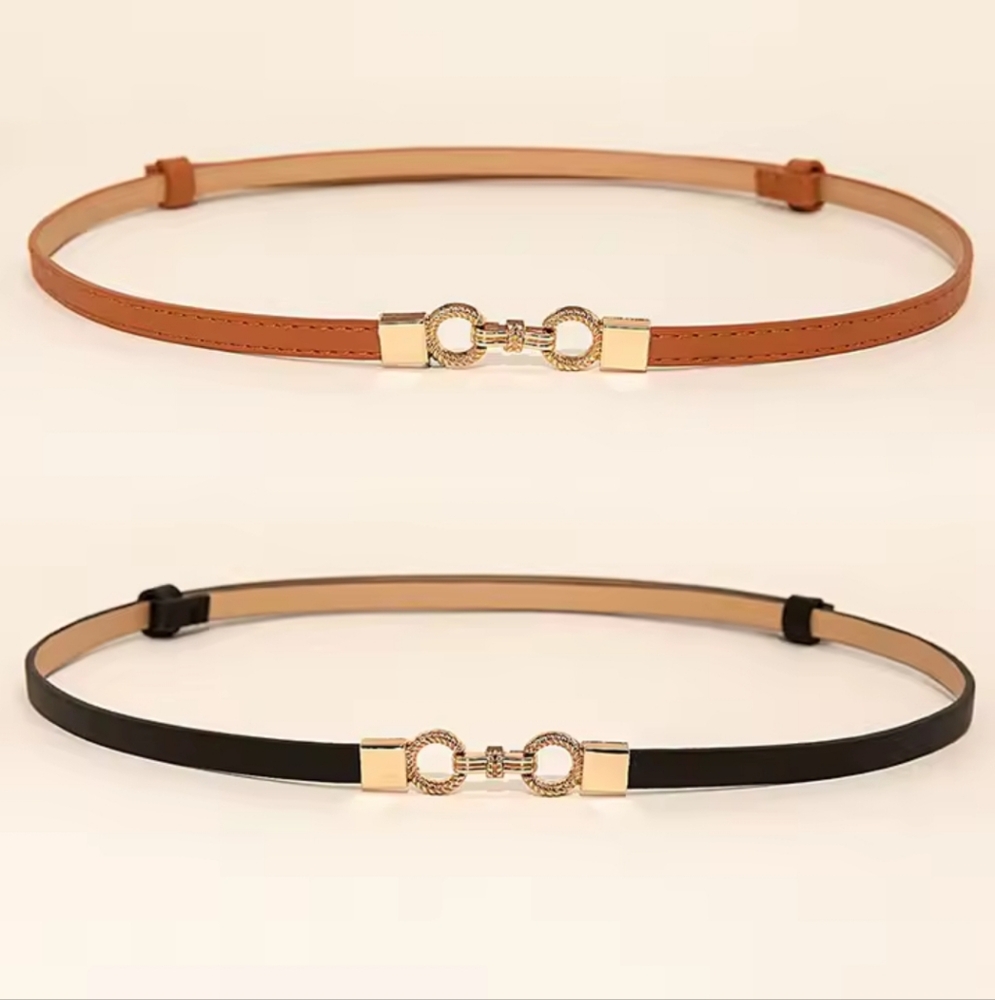 nwot PU Skinny Belt Adjustable